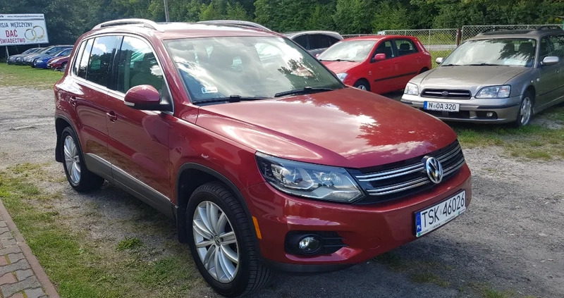 Volkswagen Tiguan cena 61500 przebieg: 139893, rok produkcji 2015 z Wielichowo małe 121